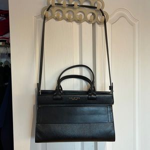 Halston Heritage black leather purse. Excellent condition.